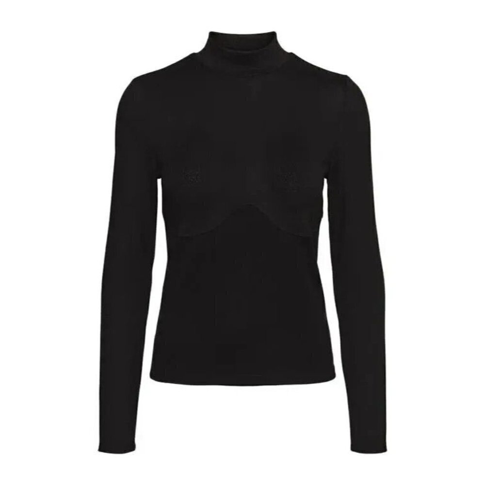 𝅺vero Moda BNWOT womens mock neck ribbed sweater "edna"